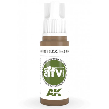Vernice Acrilica AK 3rd Gen Serie AFV S.C.C. N.2 Brown