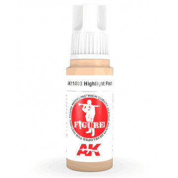 Vernice Acrilica AK 3rd Gen Serie Figures Highlight Flesh