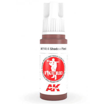 Vernice Acrilica AK 3rd Gen Serie Figures Shadow Flesh