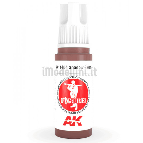 Vernice Acrilica AK 3rd Gen Serie Figures Shadow Flesh