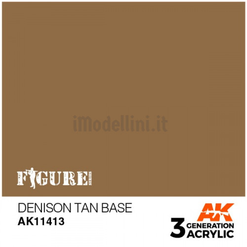 Vernice Acrilica AK 3rd Gen Serie Figures Denison Tan Base