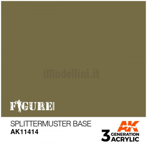 Vernice Acrilica AK 3rd Gen Serie Figures Splittermuster Base