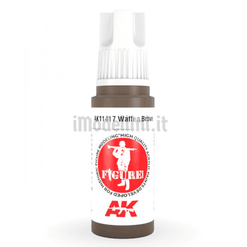 Vernice Acrilica AK 3rd Gen Serie Figures Waffen Brown