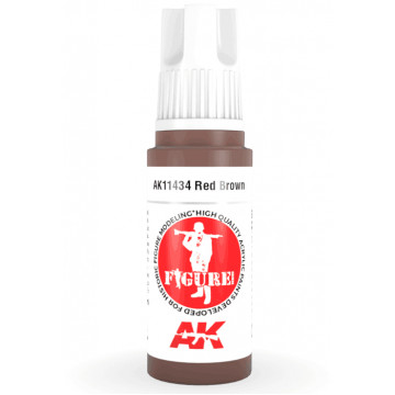 Vernice Acrilica AK 3rd Gen Serie Figures Red Brown