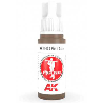 Vernice Acrilica AK 3rd Gen Serie Figures Field Drab