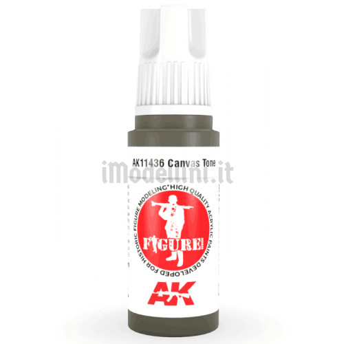 Vernice Acrilica AK 3rd Gen Serie Figures Canvas Tone