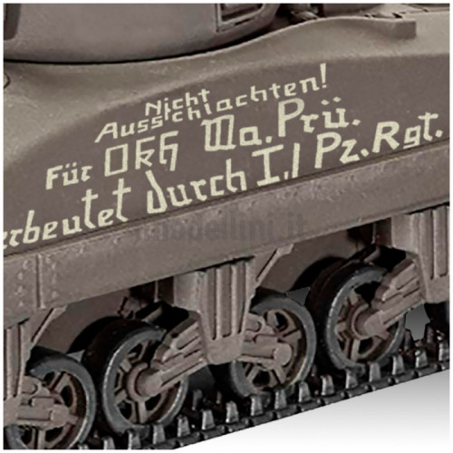Carro Armato U.S. Sherman M4A1 1:72