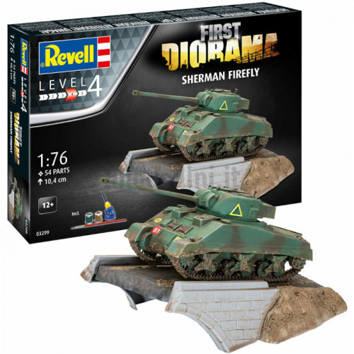 First Diorama Set Sherman Firefly 1:76