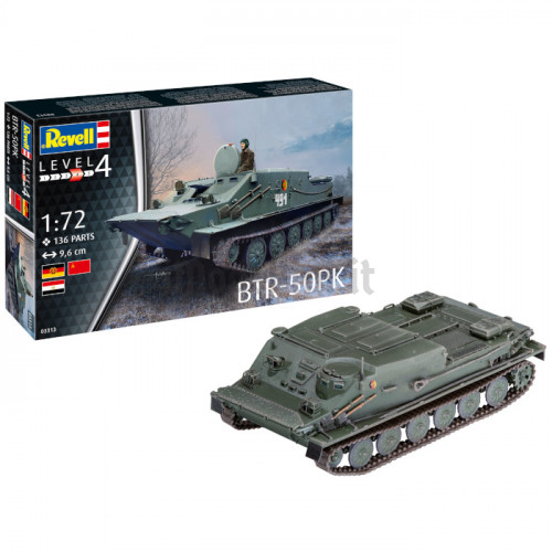 Veicolo Cingolato da Trasporto Truppe BTR-50PK 1:72