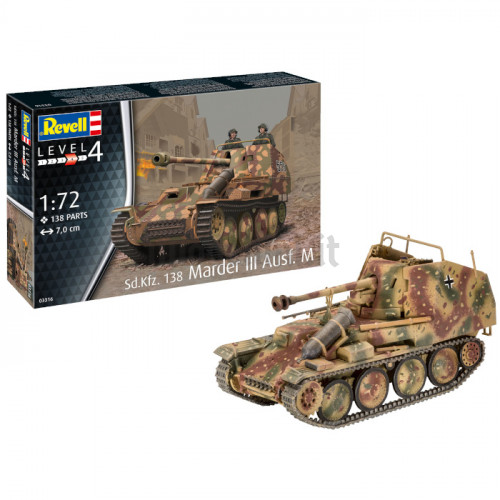 Cacciacarri Tedesco Sd.Kfz. 138 Marder III Ausf.M 1:72