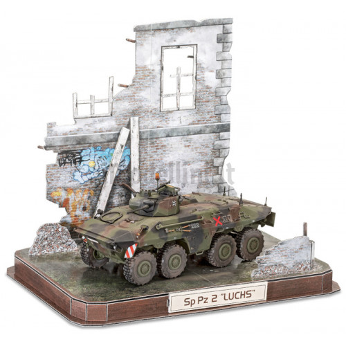 Autoblindo Tedesco SpPz 2 Luchs con Diorama 1:35