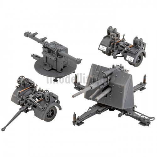 Cannone Flak 37 da 8.8cm e Sd.Anh.202 1:72