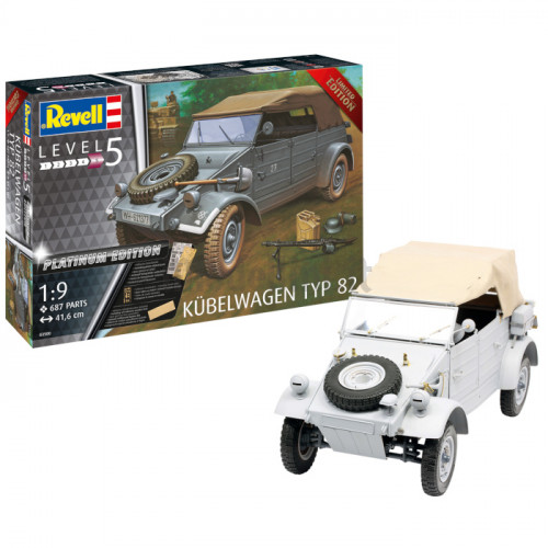 Volkswagen Kubelwagen Type 82 Platinum Edition 1:9