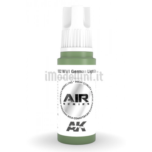 Vernice Acrilica AK Serie Air 3rd Gen WWI German Light Green