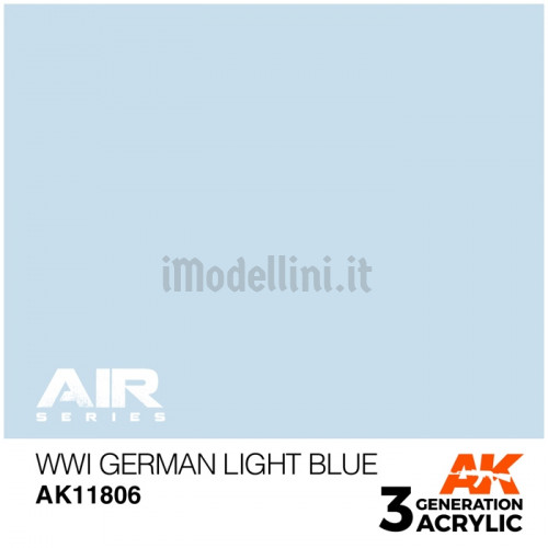 Vernice Acrilica AK Serie Air 3rd Gen WWI German Light Blue