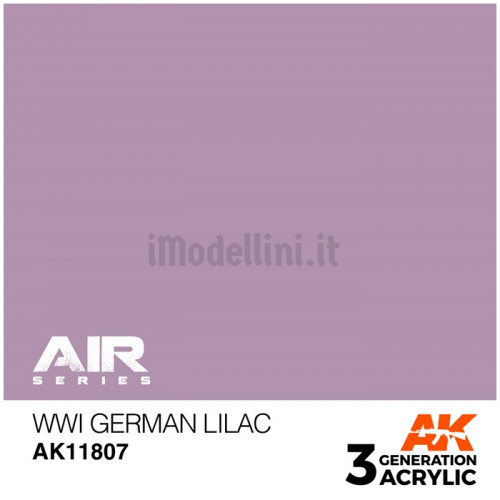 Vernice Acrilica AK Serie Air 3rd Gen WWI German Lilac