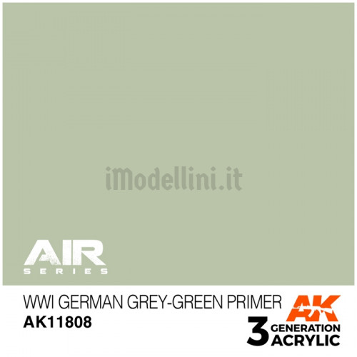 Vernice Acrilica AK Serie Air 3rd Gen WWI German Grey-Green Primer