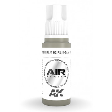 Vernice Acrilica AK Serie Air 3rd Gen RLM 02 RLM-Grau 1938