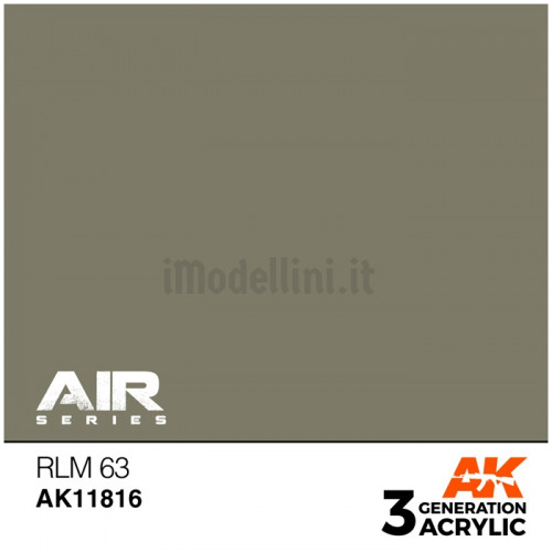 Vernice Acrilica AK Serie Air 3rd Gen RLM 63