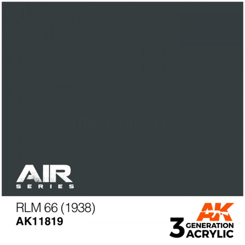 Vernice Acrilica AK Serie Air 3rd Gen RLM 66 1938