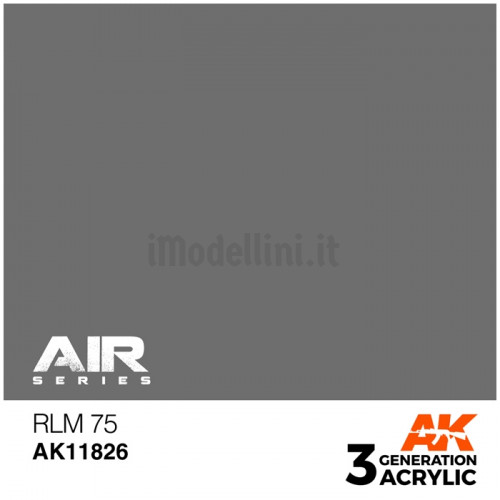Vernice Acrilica AK Serie Air 3rd Gen RLM 75