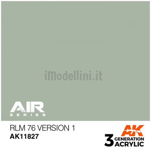 Vernice Acrilica AK Serie Air 3rd Gen RLM 76 Ver 1