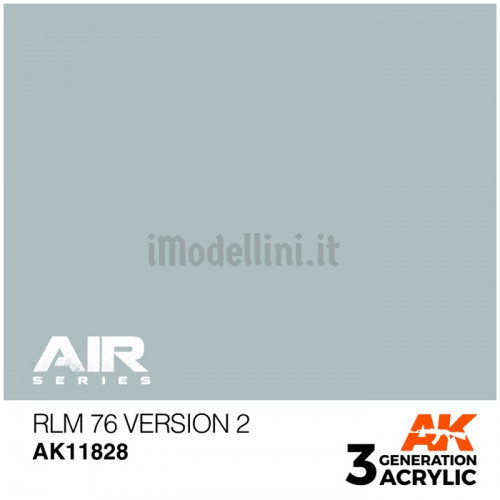 Vernice Acrilica AK Serie Air 3rd Gen RLM 76 Ver 2