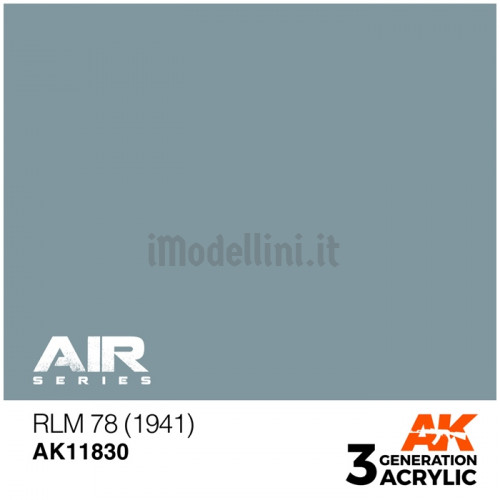 Vernice Acrilica AK Serie Air 3rd Gen RLM 78 1941
