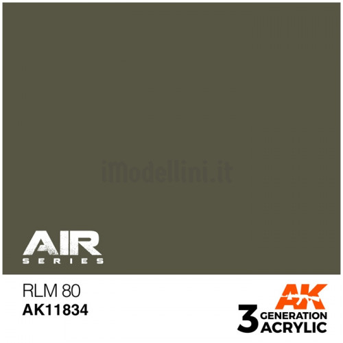 Vernice Acrilica AK Serie Air 3rd Gen RLM 80