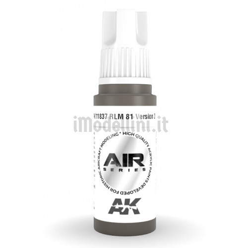 Vernice Acrilica AK Serie Air 3rd Gen RLM 81 Version 3