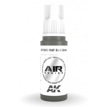 Vernice Acrilica AK Serie Air 3rd Gen RAF Dark Green