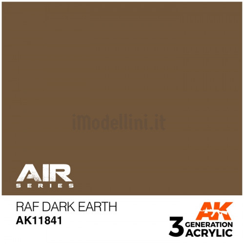 Vernice Acrilica AK Serie Air 3rd Gen RAF Dark Earth