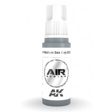 Vernice Acrilica AK Serie Air 3rd Gen RAF Medium Sea Grey BS381C/637