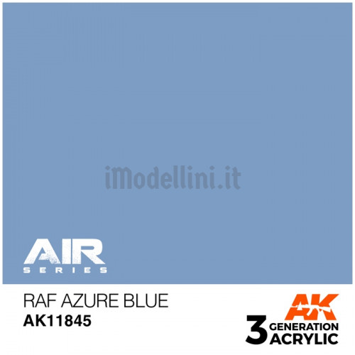 Vernice Acrilica AK Serie Air 3rd Gen RAF Azure Blue