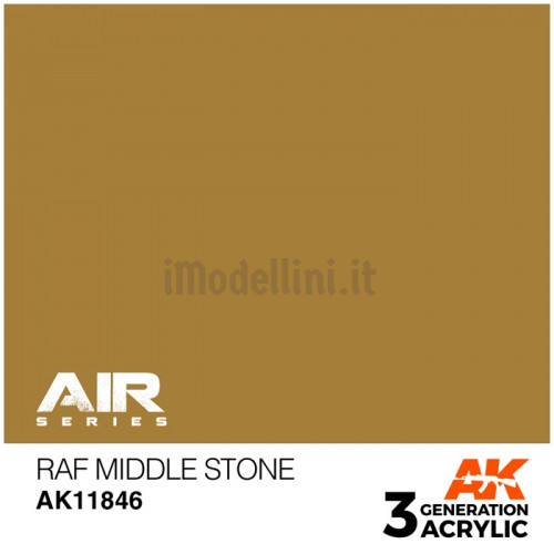 Vernice Acrilica AK Serie Air 3rd Gen RAF Middle Stone