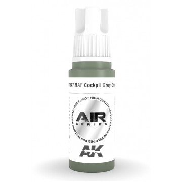 Vernice Acrilica AK Serie Air 3rd Gen RAF Cockpit Grey-Green