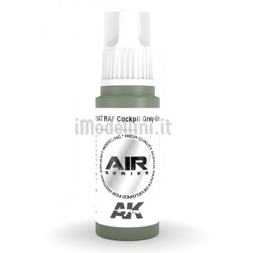 Vernice Acrilica AK Serie Air 3rd Gen RAF Cockpit Grey-Green