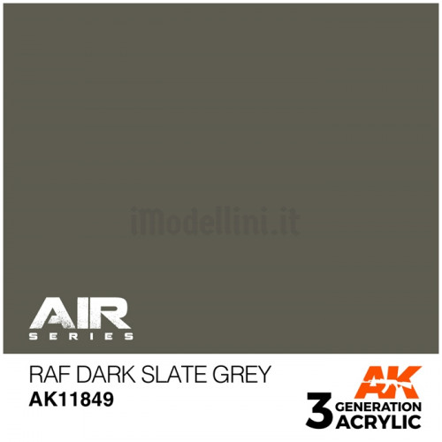 Vernice Acrilica AK Serie Air 3rd Gen RAF Dark Slate Grey
