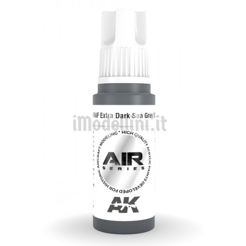 Vernice Acrilica AK Serie Air 3rd Gen RAF Extra Dark Sea Grey BS381C/640