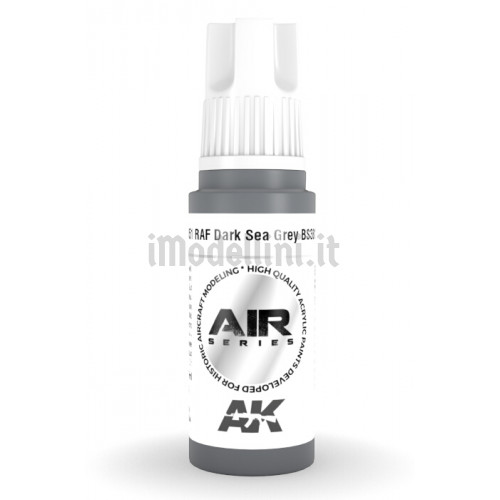 Vernice Acrilica AK Serie Air 3rd Gen RAF Dark Sea Grey BS381C/638