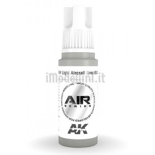 Vernice Acrilica AK Serie Air 3rd Gen RAF Light Aircraft Grey BS381C/627