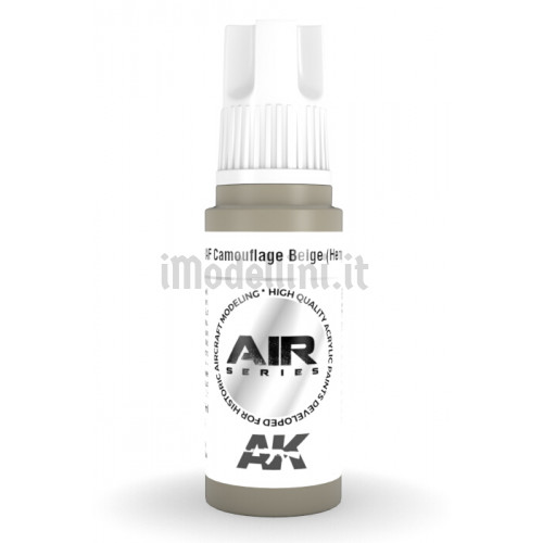 Vernice Acrilica AK Serie Air 3rd Gen RAF Camouflage Beige (Hemp) BS381C/389