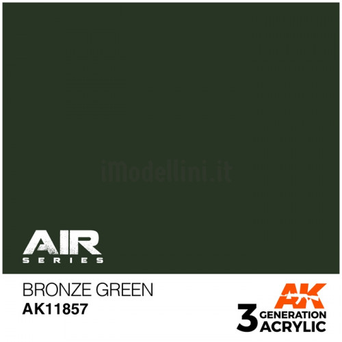 Vernice Acrilica AK Serie Air 3rd Gen Bronze Green
