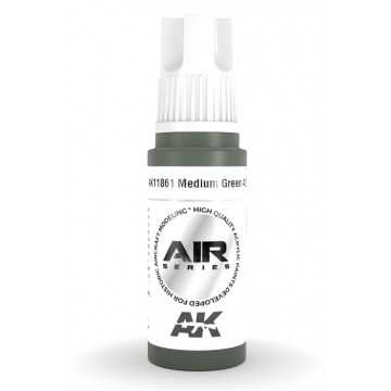 Vernice Acrilica AK Serie Air 3rd Gen Medium Green 42