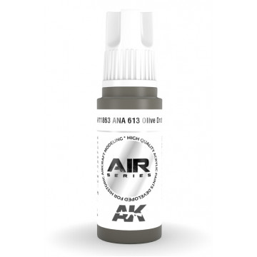 Vernice Acrilica AK Serie Air 3rd Gen ANA 613 Olive Drab