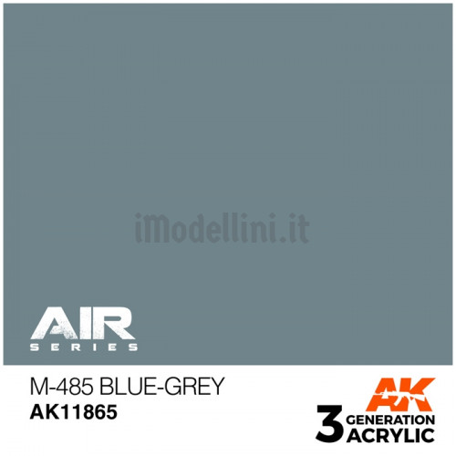Vernice Acrilica AK Serie Air 3rd Gen M-485 Blue-Grey