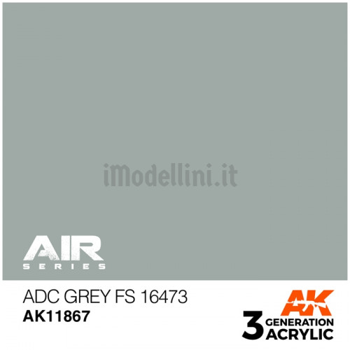 Vernice Acrilica AK Serie Air 3rd Gen ADC Grey FS 16473