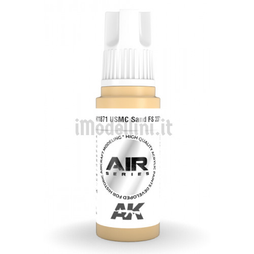 Vernice Acrilica AK Serie Air 3rd Gen USMC Sand FS 33711