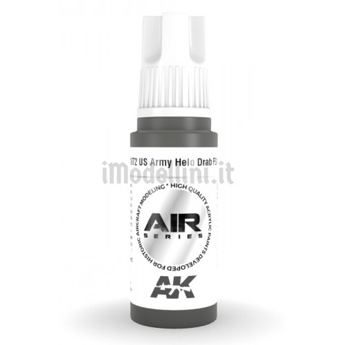 Vernice Acrilica AK Serie Air 3rd Gen US Army Helo Drab FS 34031