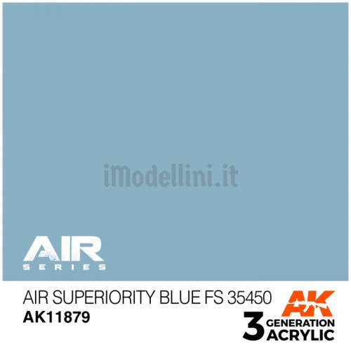 Vernice Acrilica AK Serie Air 3rd Gen Air Superiority Blue FS 35450